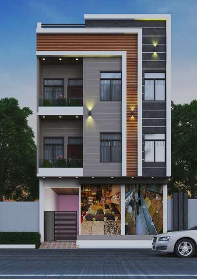 Exterior, Lighting Designs by Architect forfront architects  construction , Sikar | Kolo