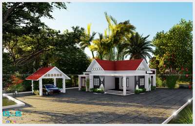 Exterior, Plans, Outdoor, Home Decor Designs by Civil Engineer saji parakkadavu, Malappuram | Kolo