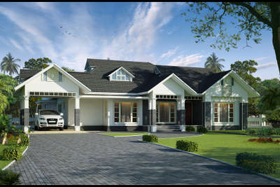 Exterior Designs by 3D & CAD Sunil Kumar, Ernakulam | Kolo