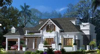 Exterior Designs by Contractor Abhilash  MD Construction , Pathanamthitta | Kolo