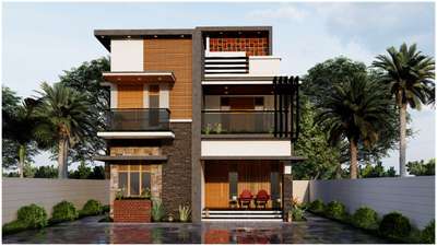Exterior Designs by Civil Engineer hriday v r, Thiruvananthapuram | Kolo
