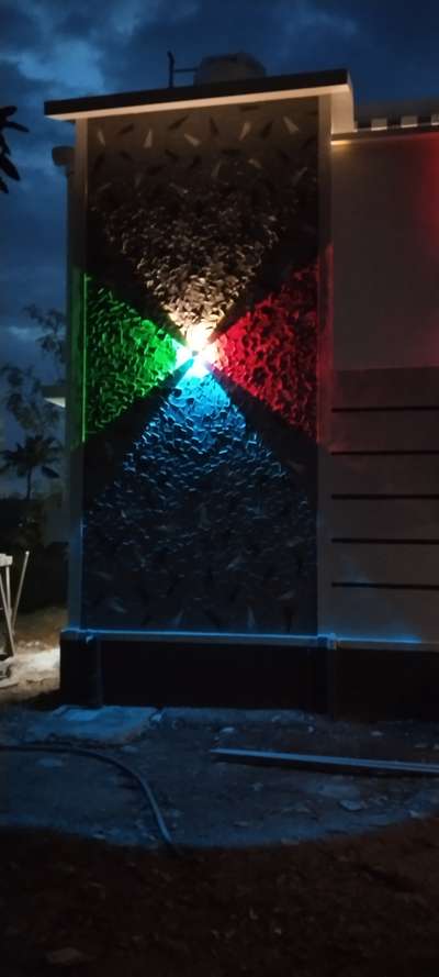 Wall, Lighting Designs by Electric Works Sabeer Sabeer, Kollam | Kolo
