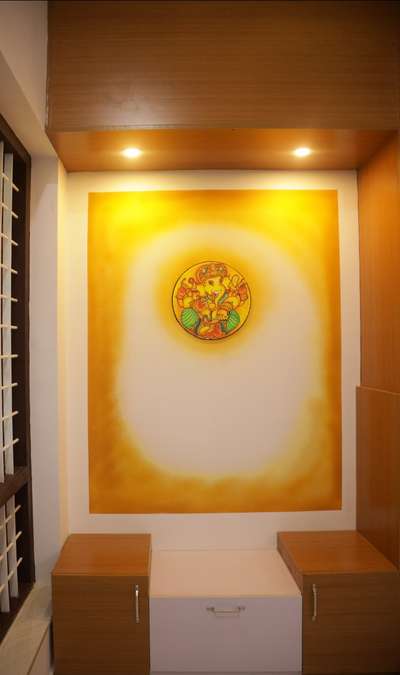 Lighting, Prayer Room, Storage Designs by Contractor Abhijith Anil, Pathanamthitta | Kolo