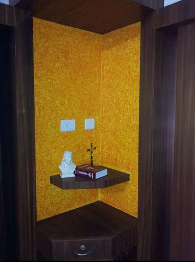 Wall, Prayer Room Designs by Painting Works mohandas  MM, Kannur | Kolo