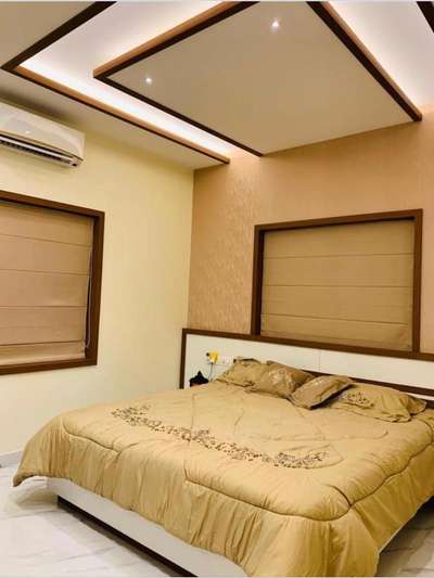 Bedroom, Furniture, Lighting, Ceiling Designs by Interior Designer ozva  interiors, Malappuram | Kolo