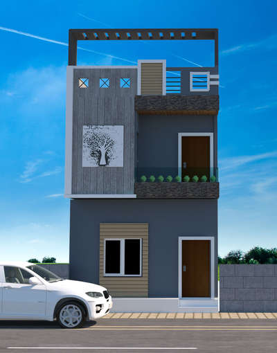 Exterior Designs by Civil Engineer er Sohel khan, Ujjain | Kolo
