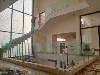 Staircase Designs by Architect Yogesh  Glass Works , Karnal | Kolo