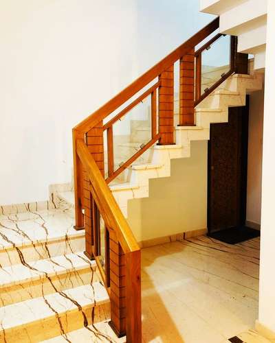Staircase Designs by Civil Engineer vishnu kg, Malappuram | Kolo