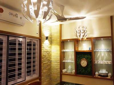 Dining, Lighting, Storage Designs by Interior Designer anjo john, Thrissur | Kolo