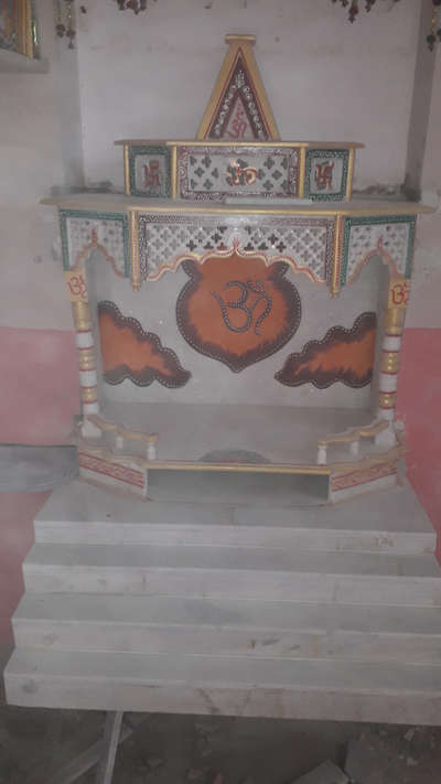 Prayer Room, Storage Designs by Contractor Sitaram Kumawat, Jaipur | Kolo