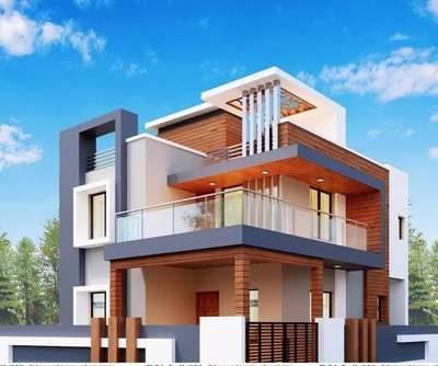 Exterior Designs by Civil Engineer S👷 R 👷, Dewas | Kolo