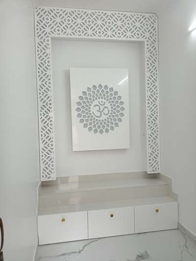 Prayer Room, Storage Designs by Carpenter MOHD RASHID, Faridabad | Kolo