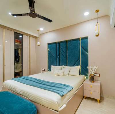 Furniture, Storage, Bedroom, Wall, Home Decor Designs by Contractor Sahil Mittal, Jaipur | Kolo
