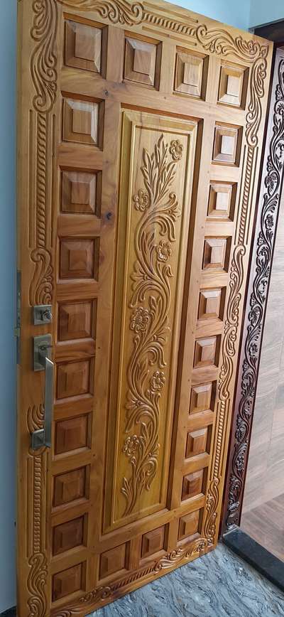 Door Designs by Carpenter Salim George , Thiruvananthapuram | Kolo