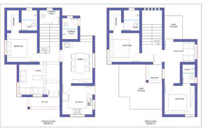 Plans Designs by Architect Salmia Builders, Ernakulam | Kolo