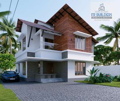Exterior Designs by Civil Engineer FASAL Rahman, Malappuram | Kolo