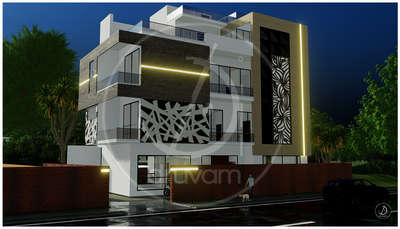 Exterior, Lighting Designs by Architect Druvam design Studio, Ernakulam | Kolo