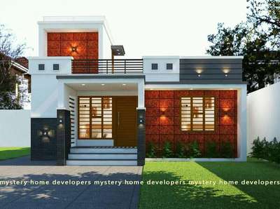Exterior, Lighting Designs by Civil Engineer Mystery Home Designs, Idukki | Kolo
