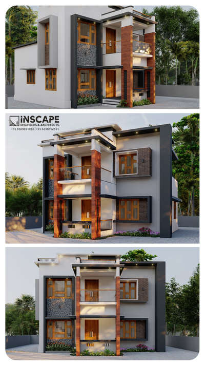 Exterior Designs by 3D & CAD Home Designers, Kozhikode | Kolo