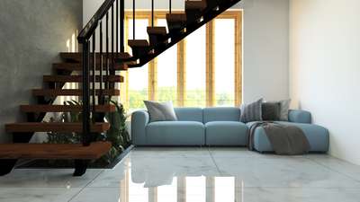Furniture, Living, Staircase Designs by Interior Designer Makhbool Ahamed, Malappuram | Kolo