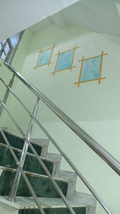 Staircase, Wall Designs by Painting Works Shamim Khan, Bhopal | Kolo