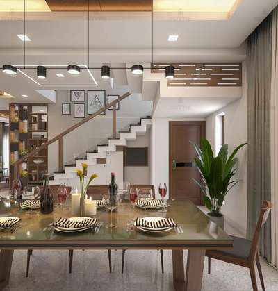 Staircase, Table, Furniture Designs by Architect Er Krishan Jangid, Jaipur | Kolo