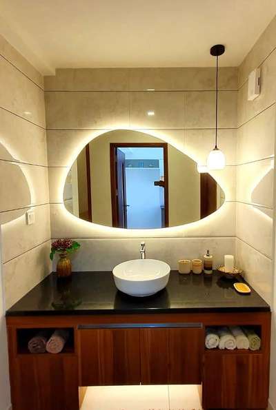 Bathroom, Lighting Designs by Home Owner Amaljith Jith, Kozhikode | Kolo