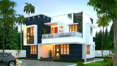 Exterior Designs by Civil Engineer Jijeesh Tvm, Thiruvananthapuram | Kolo