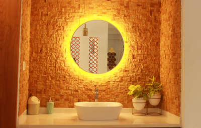 Bathroom, Lighting Designs by Architect Cain Builders, Ernakulam | Kolo
