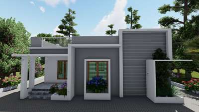 Exterior Designs by Civil Engineer fathima sanaj, Thrissur | Kolo