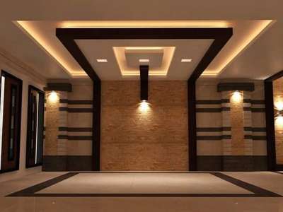 Ceiling, Lighting, Wall, Flooring Designs by Interior Designer Aashif Ahmed, Ghaziabad | Kolo
