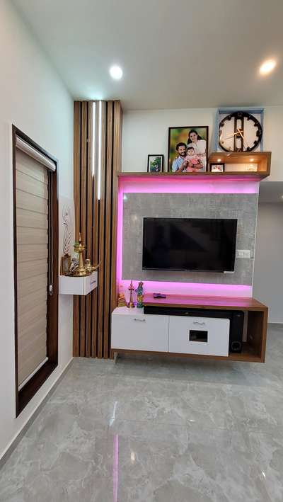 Door, Lighting, Living, Prayer Room, Storage Designs by 3D & CAD Vineesh KP, Thiruvananthapuram | Kolo