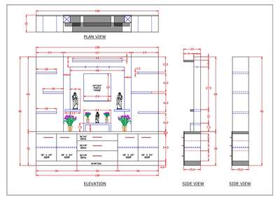 Plans Designs by 3D & CAD Kajal Sharma, Delhi | Kolo