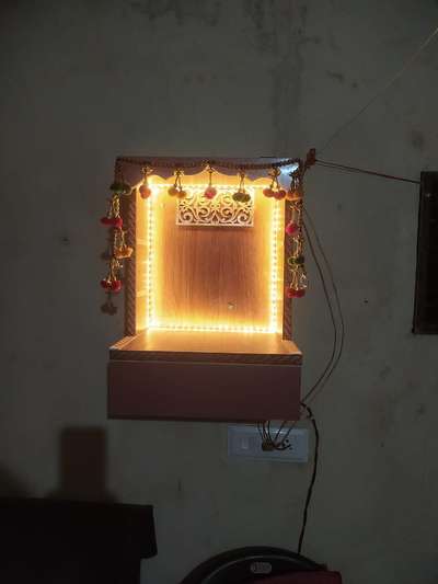 Prayer Room, Lighting Designs by Carpenter sorabh vishwakarma , Indore | Kolo
