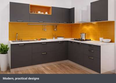 Kitchen, Lighting, Storage Designs by Interior Designer Anser abusali, Thiruvananthapuram | Kolo