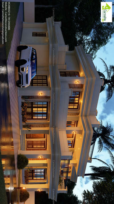 Exterior, Lighting Designs by Civil Engineer Carmelite Homes   P LTD , Thiruvananthapuram | Kolo