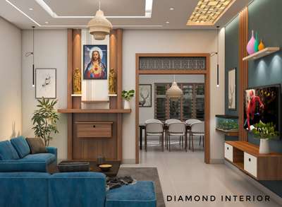 Prayer Room, Furniture, Storage Designs by Interior Designer Rahulmitza Mitza, Kannur | Kolo