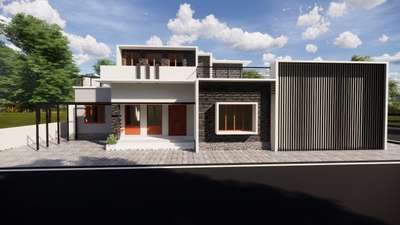 Exterior, Outdoor Designs by Civil Engineer Badusha  AM, Thrissur | Kolo