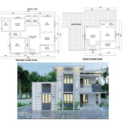 Plans, Exterior Designs by Service Provider Sha Br, Thrissur | Kolo