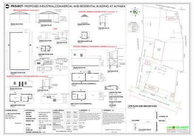 Plans Designs by Civil Engineer Unique  Nest, Pathanamthitta | Kolo