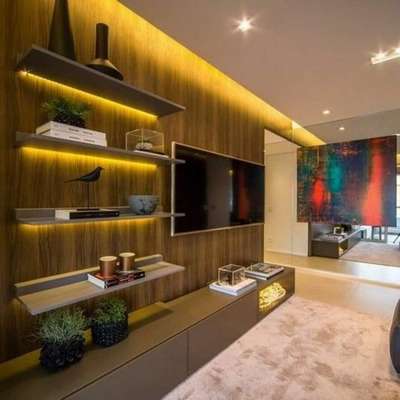 Lighting, Living, Storage Designs by Contractor Mohsin Chauhan , Ghaziabad | Kolo