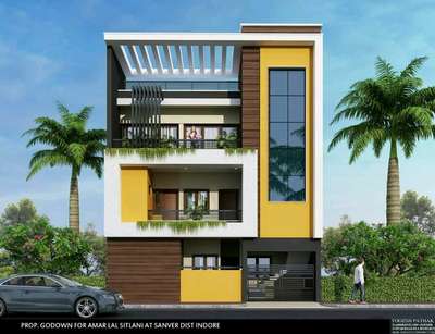 Exterior, Plans Designs by Painting Works    Narendra chajji, Indore | Kolo