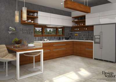 Kitchen, Storage Designs by Civil Engineer Habeeb Nm, Malappuram | Kolo