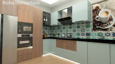 Kitchen, Storage Designs by 3D & CAD richa shrivastava, Delhi | Kolo