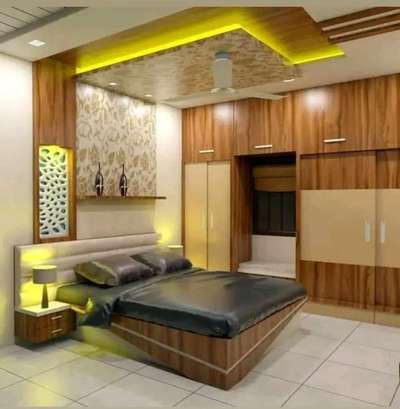 Ceiling, Furniture, Bedroom, Lighting, Storage Designs by Building Supplies Sagar Panchal, Ghaziabad | Kolo