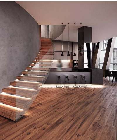 Staircase, Flooring, Kitchen, Storage, Furniture Designs by Glazier ijm  ansari , Indore | Kolo