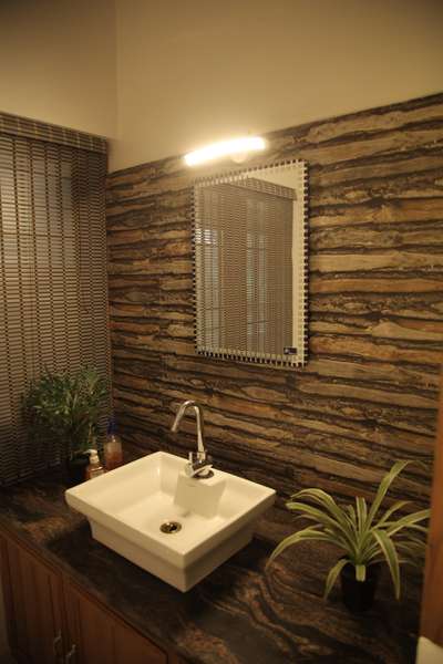 Wall, Bathroom Designs by Contractor Vishnu K M, Idukki | Kolo