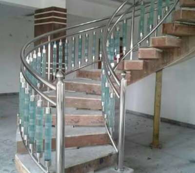 Staircase Designs by Fabrication & Welding Shareef Mohd  97534 77063 , Bhopal | Kolo