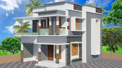 Exterior Designs by 3D & CAD Chandhu R, Thiruvananthapuram | Kolo