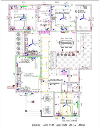 Plans Designs by Electric Works ELECTRICAL  ENGINEER , Palakkad | Kolo